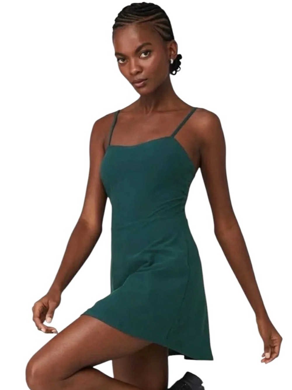 NWOT Alo Yoga courtside tennis dress GREEN Size XS